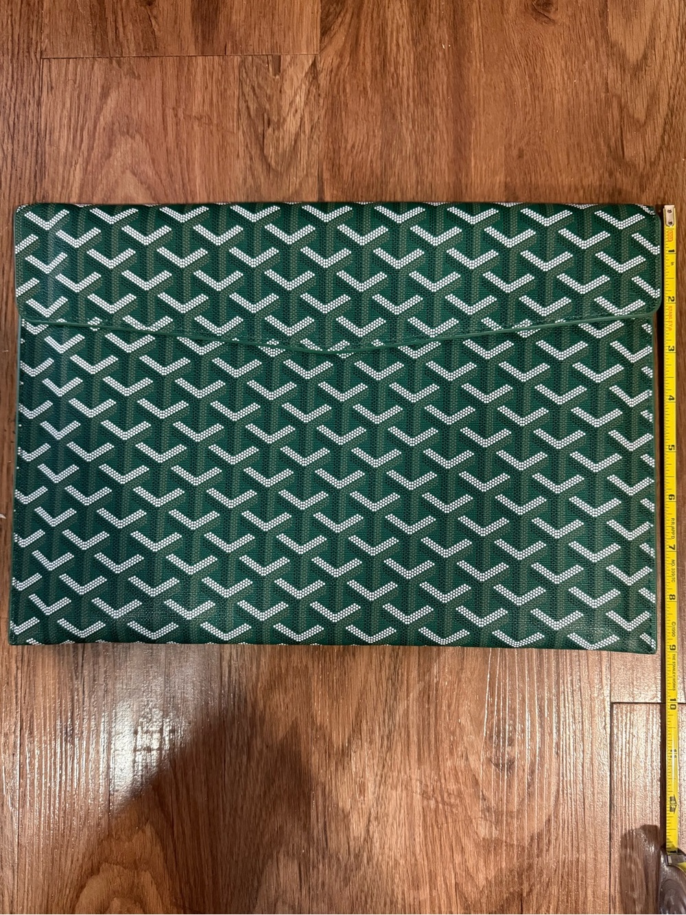 Custom Green Monogram Computer Pouch - Picture 3 of 4